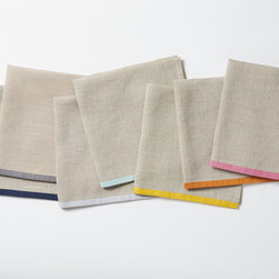 Color Border Napkin - Set of 4 - Napkins