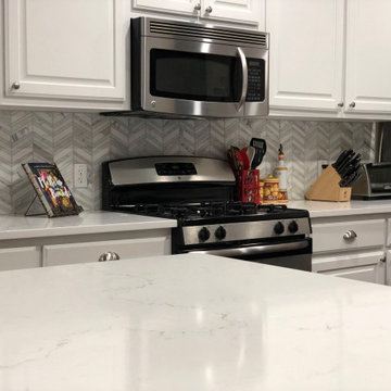Buda, TX - Misterio Vicostone Quartz - Kitchen & Island