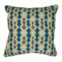Clueit Webb Interiors Mzuri Peacock Cushion - Scatter Cushions