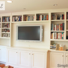 Built-in media console