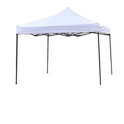 Trademark Innovations - 10'x10' Square Replacement Canopy Gazebo Top Assorted Colors, White - Gazebos
