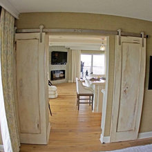 Slide door divider