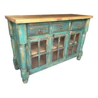 Adobe 60" Rustic Buffet - Farmhouse - Buffets And Sideboards - by Rancho  Collection | Houzz