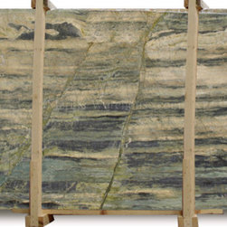 Verde Bamboo Granite Slab - Kitchen Countertops