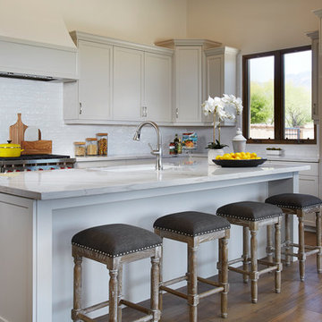Calacatta Quartzite Kitchen Island Countertop