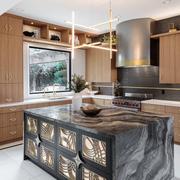 San Ramon CA Stylish Open Plan Kitchen Remodel