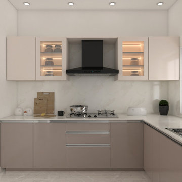 Mrs. Saha’s Contemporary Style Modular Kitchen | Rs 85000, Kolkata, West Bengal