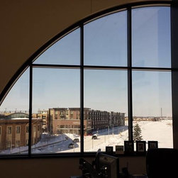 Ramsey Comtemporary office - Vertical Blinds