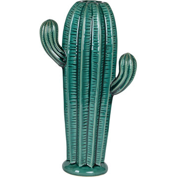 Saguaro Ceramic Cactus Accent 8x4.5x14.5"