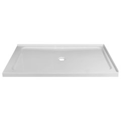 Fine Fixtures Neo Angle Corner Shower Base Shower Pan Floor In White