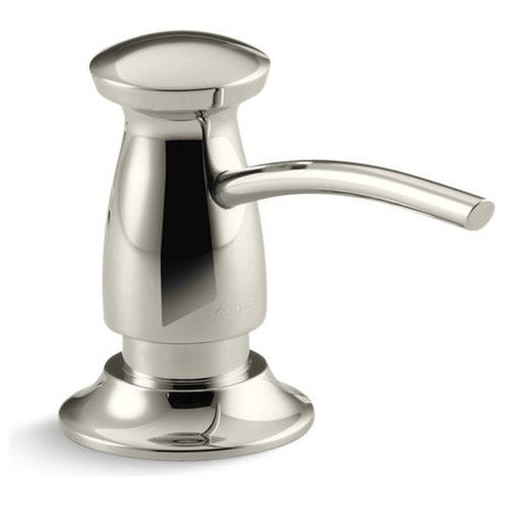 Kohler Transitional Design Soap/Lotion Dispenser, Vibrant Polished Nickel