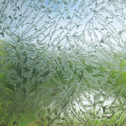 Infinity from Marvin patio doors decorative glass in glue chip - Windows And Doors