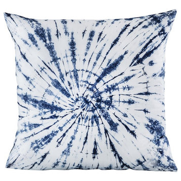 Elk Lighting Vortizan 24X24 pillow Cover Only, Crema and Navy