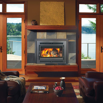 Large Flush Wood Hybrid-Fyre™ Wood Insert