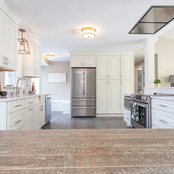 Open and Bright Kitchen Designed for Newlyweds