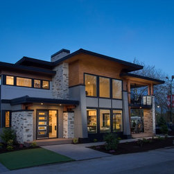 2017 PNE Modular Prize Home - Siding And Stone Veneer