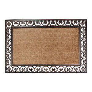 Decoir 24 X 60 Classic Border Large Coir Double Door Mat