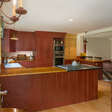 Maine Farmhouse Period Kitchen