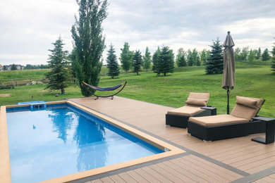 Example of a transitional pool design in Calgary