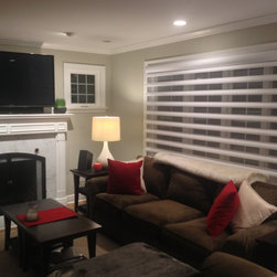 Hunter Douglas Pirouettes Open Veins - Roman Shades