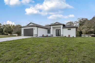 Contemporary exterior home idea in Other