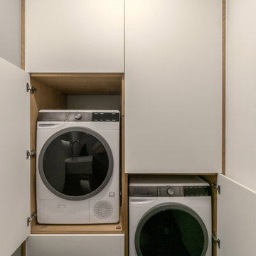Innovative wardrobe for washing machine and dryer