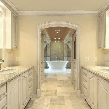 AN ELEGANT MASTER BATHROOM