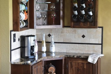 Inspiration for a home bar remodel in Other