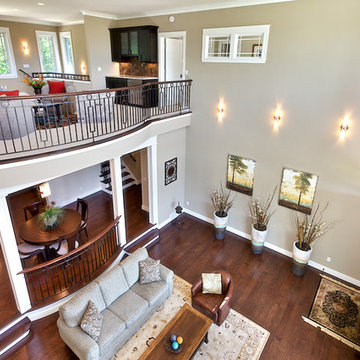 Transitional-Craftsman Custom Luxury Home Overlooking West Bay