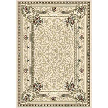 Dynamic Rugs Ancient Garden 57091 Rug, Ivory, 7'10"x11'2"