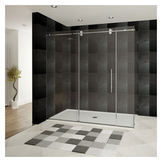 VIGO Monteray Frameless Shower Enclosure - Shower Enclosures - Shower