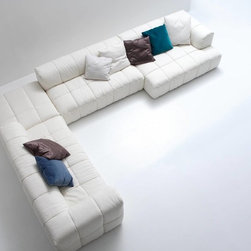 Arflex - Strips Ottoman by Cini Boeri for Arflex - Footstools, Cubes and Ottomans