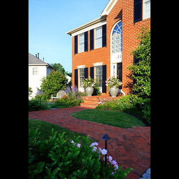 Front Yard Landscape Design in Herndon, Virginia