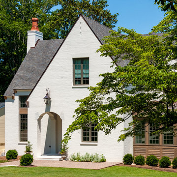 Front Elevation detail of Covered Entry Porch