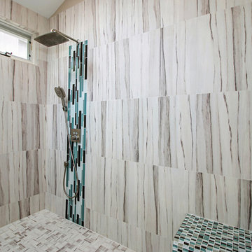 For the love of Turquoise Master bathroom remodel