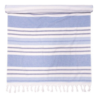 100% Egyptian Cotton Striped Pool Beach Towel - Modern - Beach Towels ...