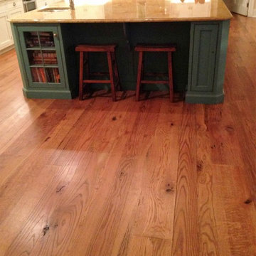 Red Oak Flooring in Barn Conversion