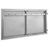 VEVOR Outdoor Kitchen Doors BBQ Kitchen Doors 39x26" Stainless Steel Cabinet