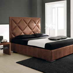 Patrick Upholstered Bed by Cattelan Italia - $3,565.00 - Platform Beds