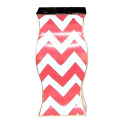 Orange Bargello Vase - Vases