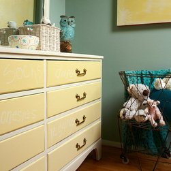 Quiet Nursery Paint Color - Pond and Buzz - Nursery Decor