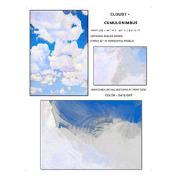 Casart Sunrise Cloud Ceiling Mural - Wallpaper