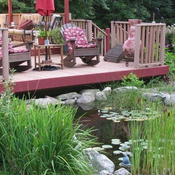 Ponds With Waterfalls