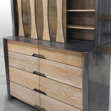 Bone Highboy Dresser