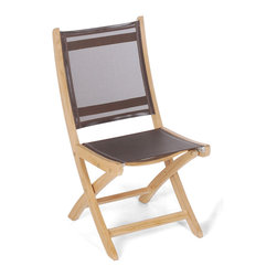 Wintons Teak Mendez Folding Chair - Outdoor Dining Chairs