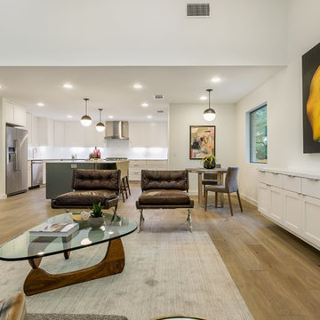 ATX Custom Home-Wire Brushed Loano White Oak