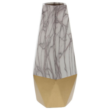 Contemporary Gold Ceramic Vase 60748