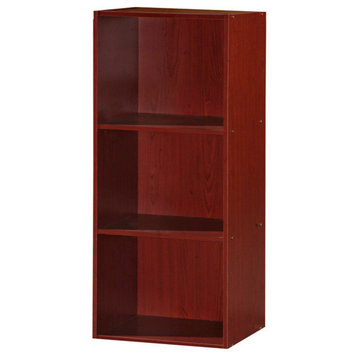 3-Shelf Bookcase, Mahogany