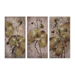www.essentialsinside.com: lotus, wall art - Artwork