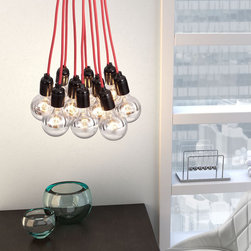 Zuo Nimbus Ceiling Lamp Chrome - SKU: 50108 - Pendant Lighting